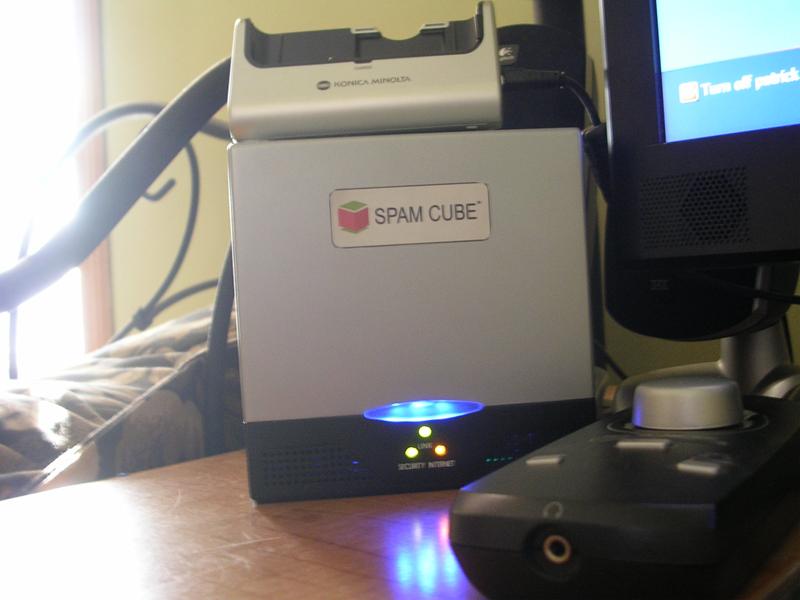 A picture of a Spam Cube